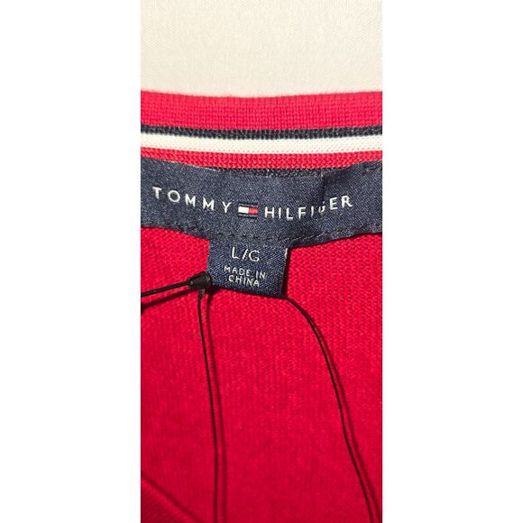 NWT Tommy Hilfiger Ivy Sweater Red Size Large - Picture 6 of 8